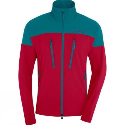 Chaquetas Vaude Sardona II Hombre - Rojas / Verde - Chile QGT239765